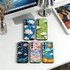 Soft Clouds and Starlight Phone Case For Samsung Galaxy A73,A72,A71,A70,A53,A52,A51,Soft Silicone Black Cover