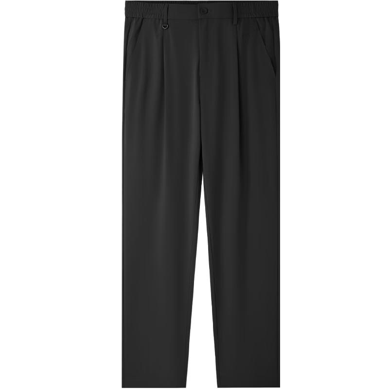 

HLA Men s Lightweight Business Casual Tapered Ankle Pants