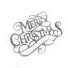Christmas Die Cut Merry Christmas Letters DIY Carbon Steel Anti-corrosion Smooth Edge Cutting Die Decorative Crafts