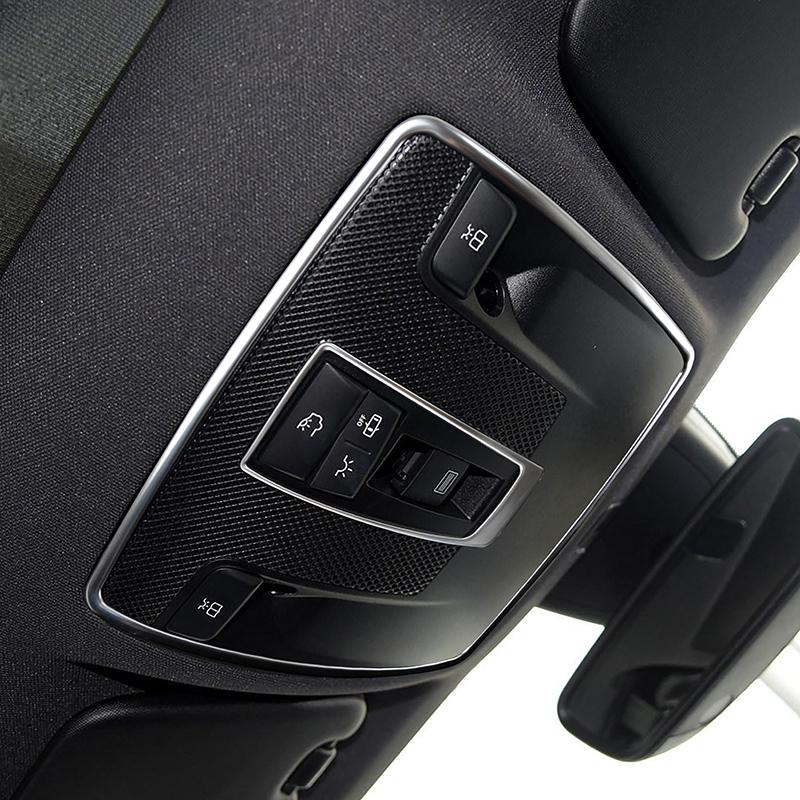 Front Reading Light Frame Interior Decoration Trim For Mercedes Benz CLA C117 GLA X156 A B Class W176 W246 2015-18 Car Accesory