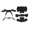 Helmet Dial Suspension System with Lining Pad Set Adjustable Knob Helmet Chin Strap Modifications for FAST for MICH