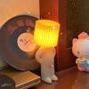 1/2pcs Creative Naughty Boy Table Lamp Unique LED Pleats Reading Lights Desk Bedroom Bedside Decor Night Light Children's Gift