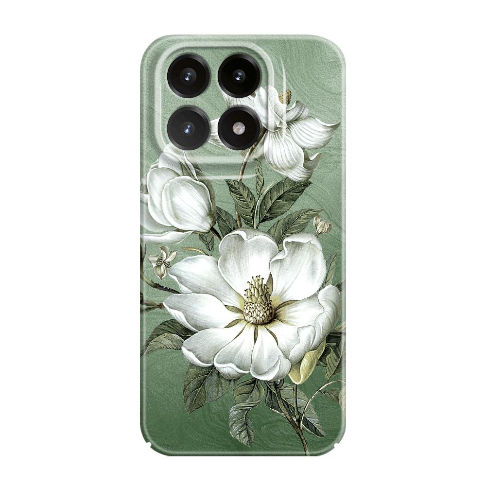 Gorgeous Magnolia Phone Case For Xiaomi 15 15T 14 14T Pro Film Hard Cover Xiaomi 14T Pro 5G