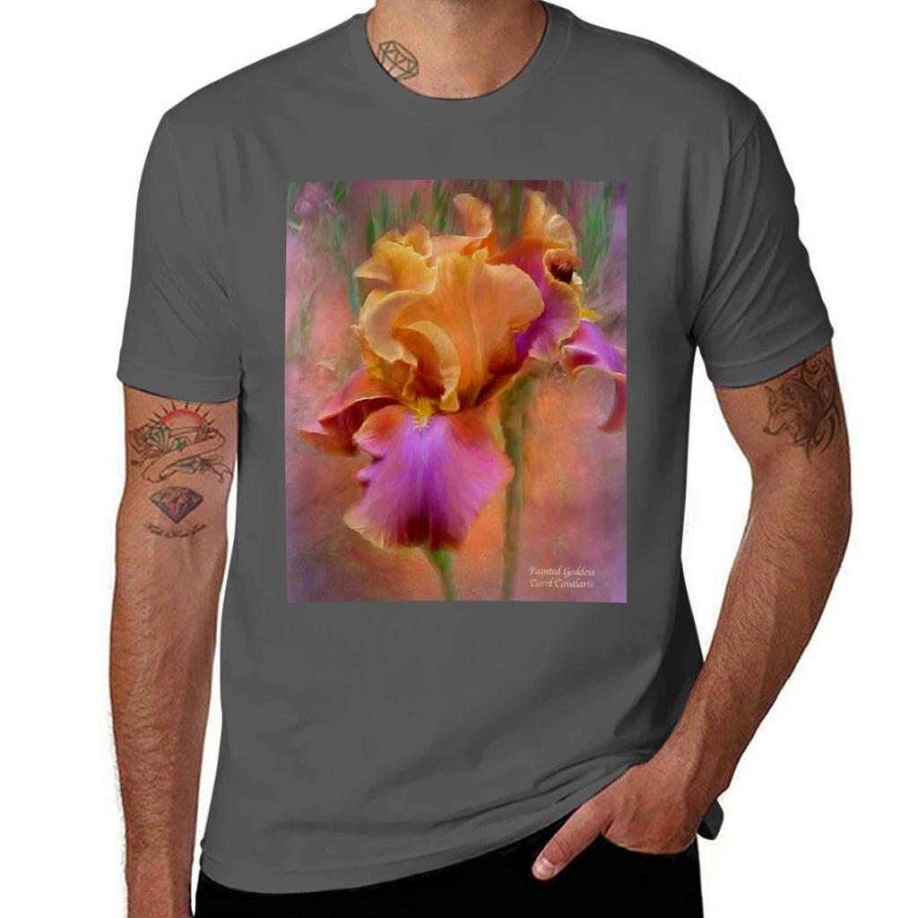 Iris Painted Goddess Tshirt Basic Regular Fit Casual Tshirt