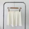 Pure Silk Base Shorts White Safety Pants Easiest for Match Loose Plaid Slimming Anti-Emptied Lace Women's Mulberry Silk