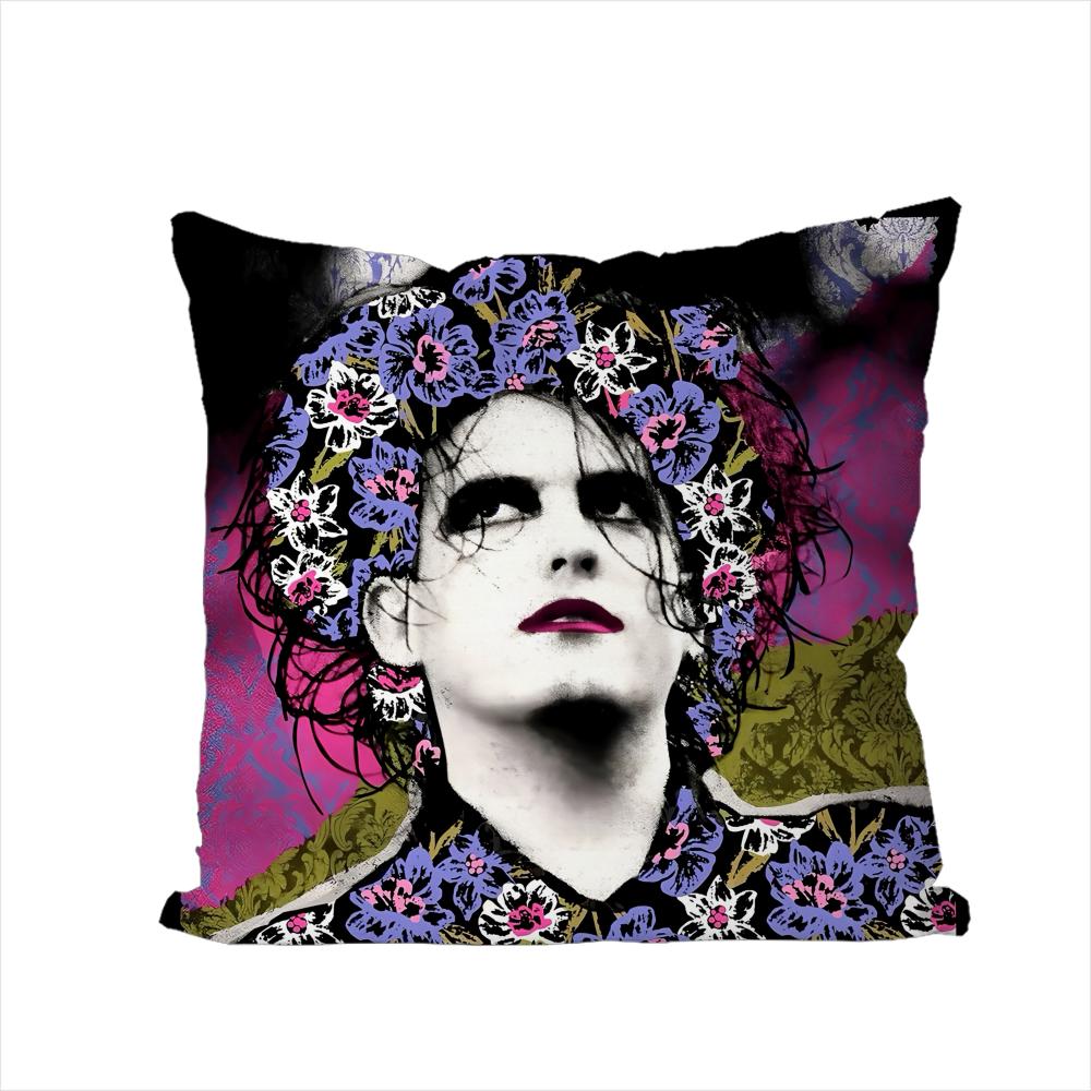 

BAND THE CURES Pillow Case For Car Sofa Decorative Home Doublesided Print Plush Square Throw Pillow Cushion Cover 30x30cm