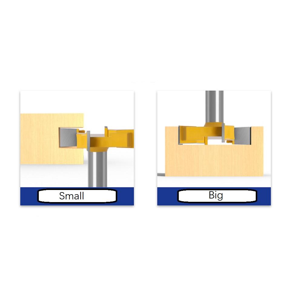 51mm CNC Spoilboard Povrchové Srovnávání Fréza 4 Břity 1/2" 12.7mm Stopka Hoblík