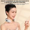 Neck Massage Device With Heating Function, Electric Neck Care Massager, Portable Neck Relaxation Tool For Home  & Gift Giving
