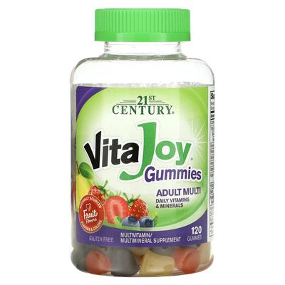 Vitajoy Gummies, Adult Multivitamins, Fruit Flavors, 120 Gummies