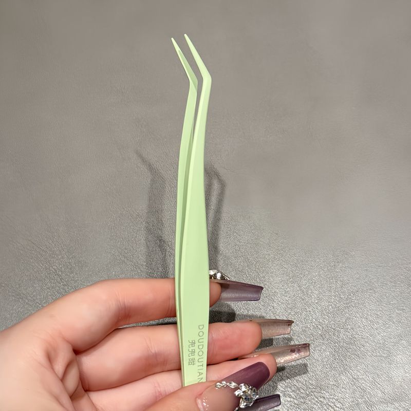 

Innocent Young Dog Eyes! Dog Series Fake Eyelashes Bean Bag Trilogy Natural Simulation Single Cluster Thick Big Eye Non-Stick Tweezers (Light Green)