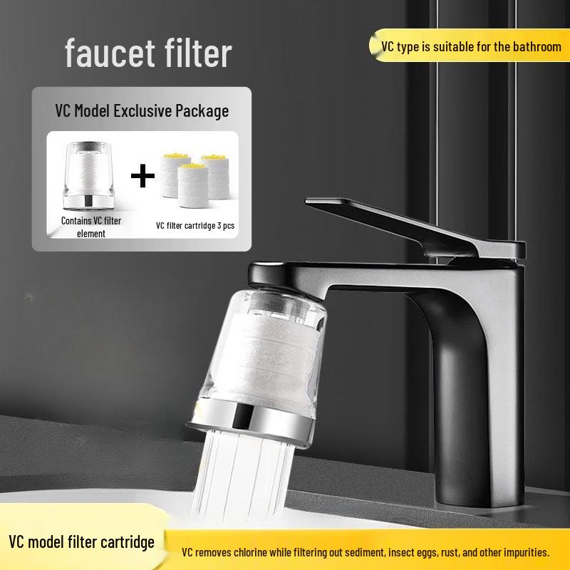 

TLXT Faucet Water Filter with VC Cartridges