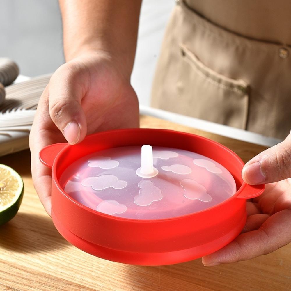 Silicone DIY Popcorn Bucket Microwave Popcorn Maker Reusable Chips Fruit Dish  Kitchen Gadgets