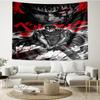 Dark Warrior Rising Tapestry, Unique Design Tapestry, Wall Decor for Bedroom,Livingroom, Playroom,Heartwarming Fan Holiday Gifts