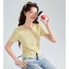 TonLion Women's Short Sleeve Knit Cardigan