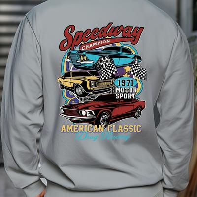 Crew Neck Sweatshirt, Streamlined & Versatile, Suitable for Dates