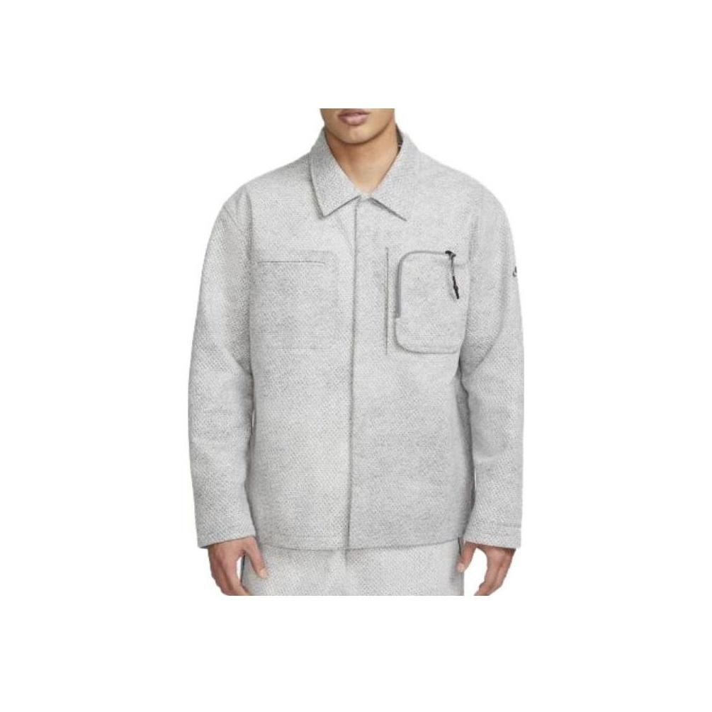 Nike Forward Solid Color Long Sleeve Jacket Men Jacket Cool-Gray DV9993-084