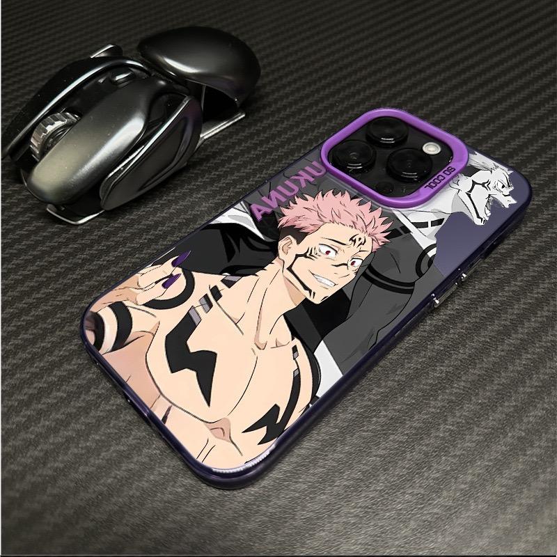 Hot Sale Anime Characters Colored Sier Phone Case For Iphone 15 Max 14 13 12 11 X IMD Transparent 16 Pro Shockproof Cover