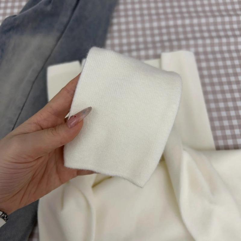 Small Stand-up Collar Milk Ffu Soft Waxy Knitted Long-sleeved Bottoming Shirt Women's Winter Thin Sweater Simple Top