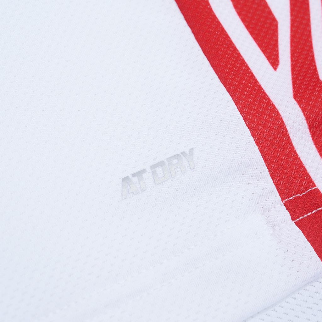 Li Ning Badminton Series Quick-Dry Short Sleeve T-Shirt Unisex Tops Standard-White AAYT055-1