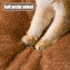 Warm Cat House Bed for Indoor Cats and Small Dogs, Removable Washable Pet Bed House with Soft Cushion, Cozy Winter Pet Sleeping Nest