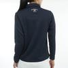 Munsingwear MG4FLS82L Long Sleeve Polo Shirt with Heat Heat and UVCUT Navy NV00 Women's Navi, Storage, Technology, Blue,