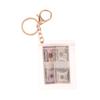 Creative Simulation Banknote Keychain Mini Money Bag Keychain Car Key Holder Us Dollars/Korean Won Collection Gifts