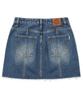 COVERNAT WOMAN Mini Denim Skirt Blue