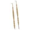 2pcs Eyelash Lift Tool Bamboo Joint Shape Handle Double Head Lash Perm Tool with Comb for Perming Eyelashes