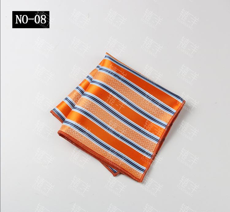 Men'S Handkerchief Square Towel Polyester Cashew Flower Suit Pocket Towel Dress Square Towel