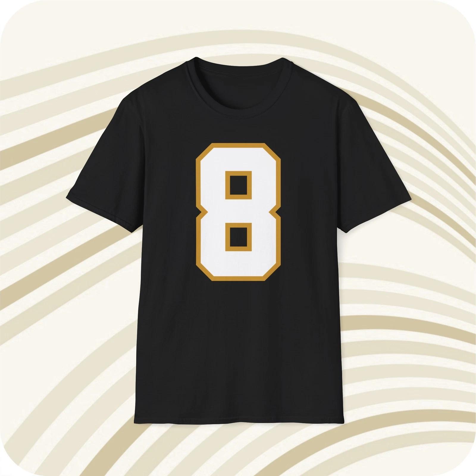 

Archie Manning #8 New Orleans Saints NFL Jersey T shirt - Front & Back Print 4XL