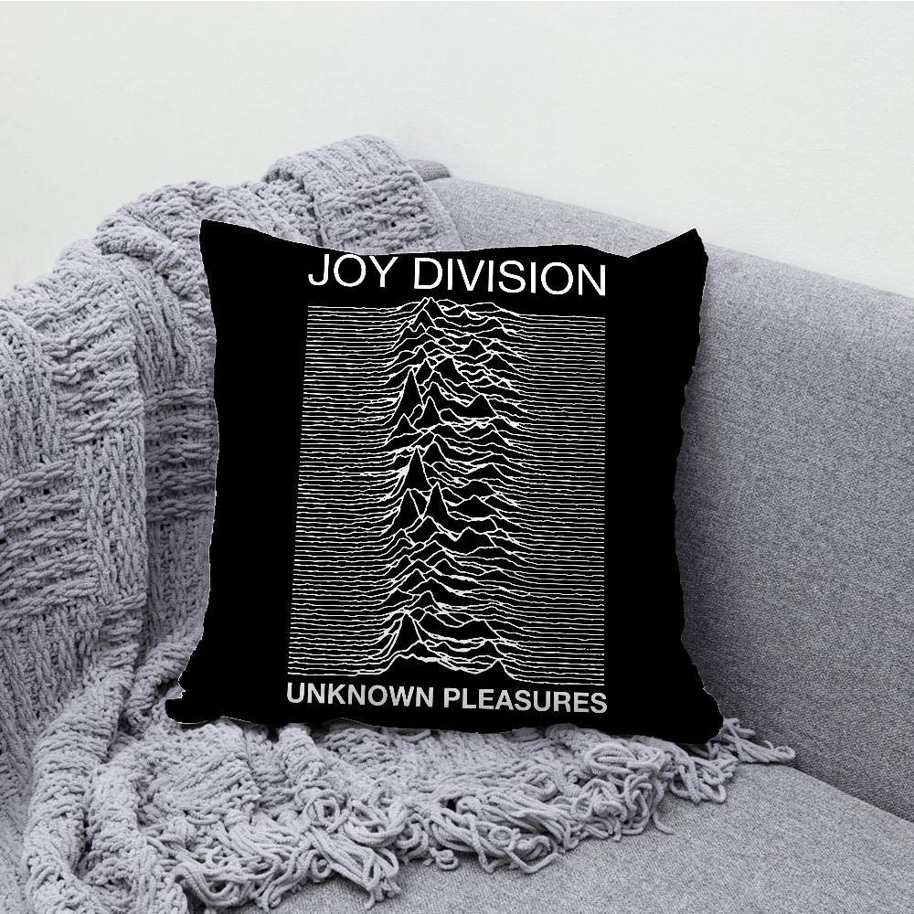 J-Joy D-Division Pillow Case Print Polyester Fiber 40X40 Cm Home Sofa Throw Cushion Cover Decoration