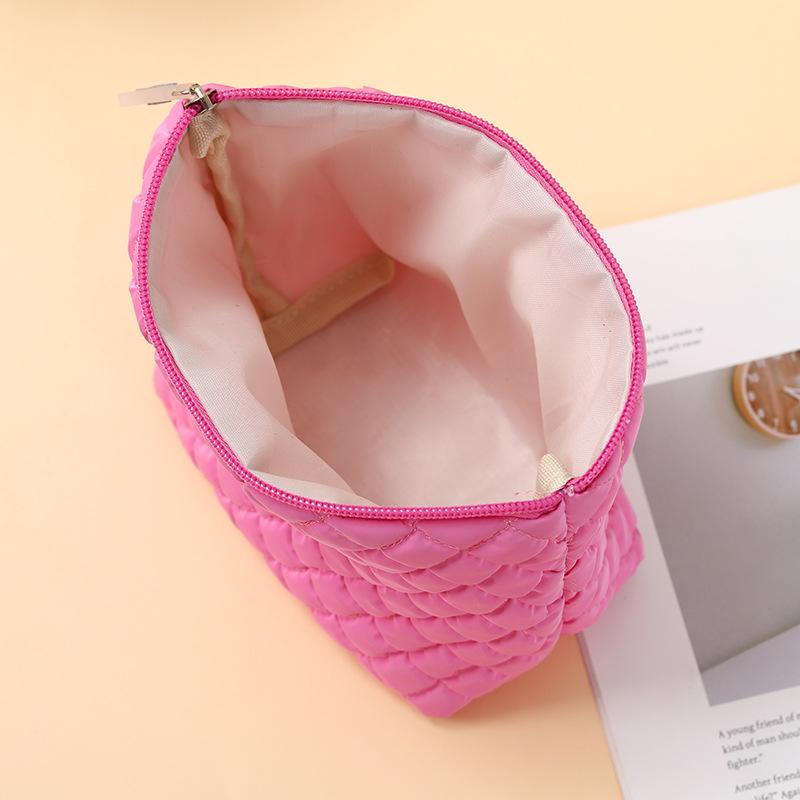 Cute Girls Bubble Makeup Storage Bag Fashion Travel Organizer Lipsticks Cosmetic Pouch Women Portable Zipper Mini Bag