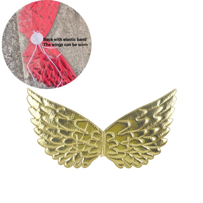 

Fairy Butterfly Wings Costume Cosplay Dress Up Props Stage Carnival Accessories Golden