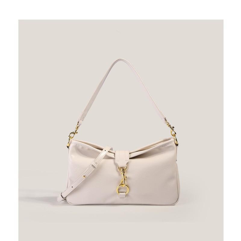 

One-shoulder French Stick Bag Women s 2025 New Niche Design High-quality Retro Underarm Fashionable Crossbody білий