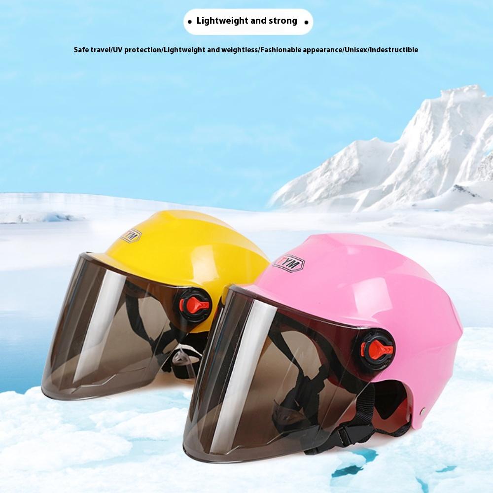 Electric Car Helmet Men's and Women's Universal Hard Hat Light Half Helmet