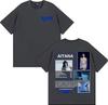 Cantante Aitana Cuarto Azul Álbum Tour Portada Camisetas Unisex Tendencia de Moda High Street Camiseta Mujer Verano Cuello Redondo Camisetas de Algodón