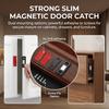 Magnetic Door Catch for Wardrobe Cabinet Self Adhesive Strong Magnetic Strip Invisible Sliding Door Magnet