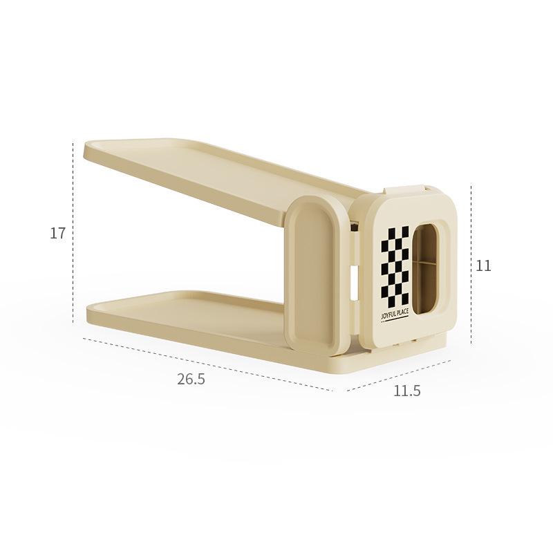 

Adjustable Double Layer Shoe Rack for Dorms and Homes