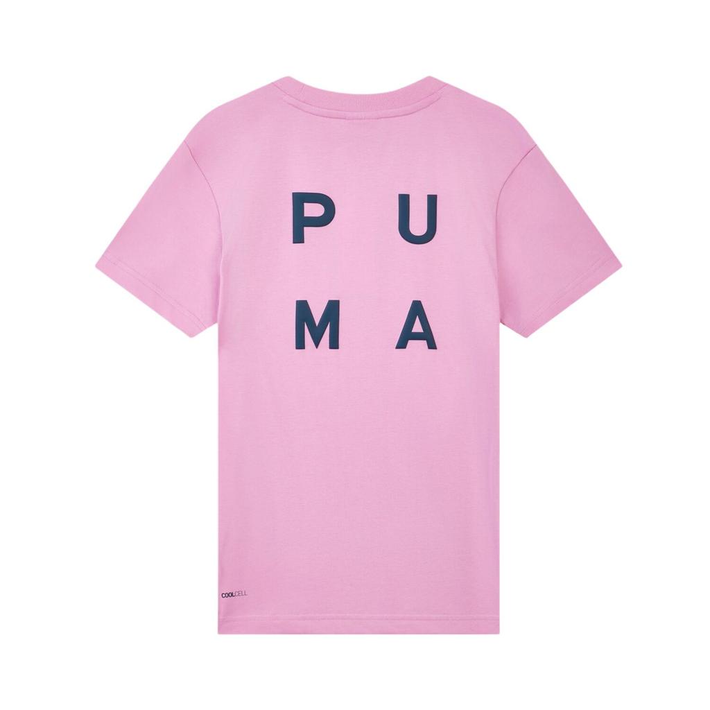 Puma Graphic Ss Coolcell Sports Crew Neck Short Sleeve T-Shirt Women tops 695444-74