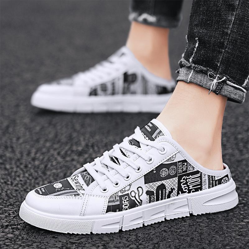 

Лоферы, летние мужские полутапочки, модная парусиновая мужская повседневная обувь на шнуровке, Лидер продаж, кроссовки на плоской подошве, прогулочная обувь Chaussure Homme 39