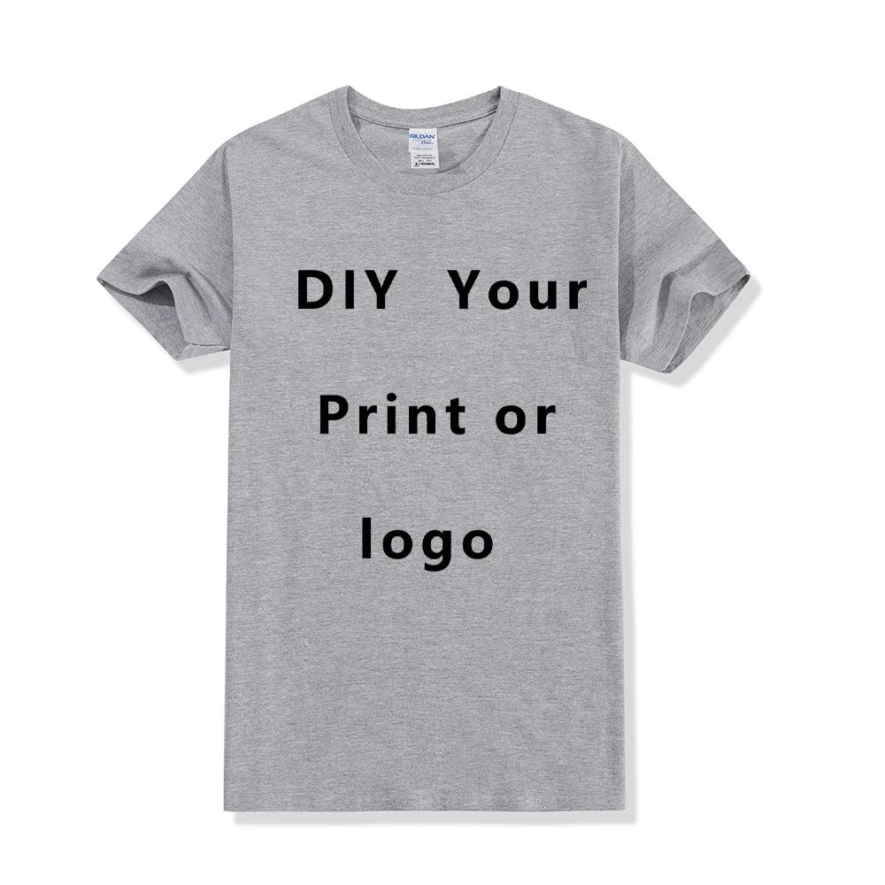 Custom T shirt Women Men Customised Printed 100 Cotton Short Sleeve Your Logo Photo Brand Text Tee Personalize Graphic Clothing