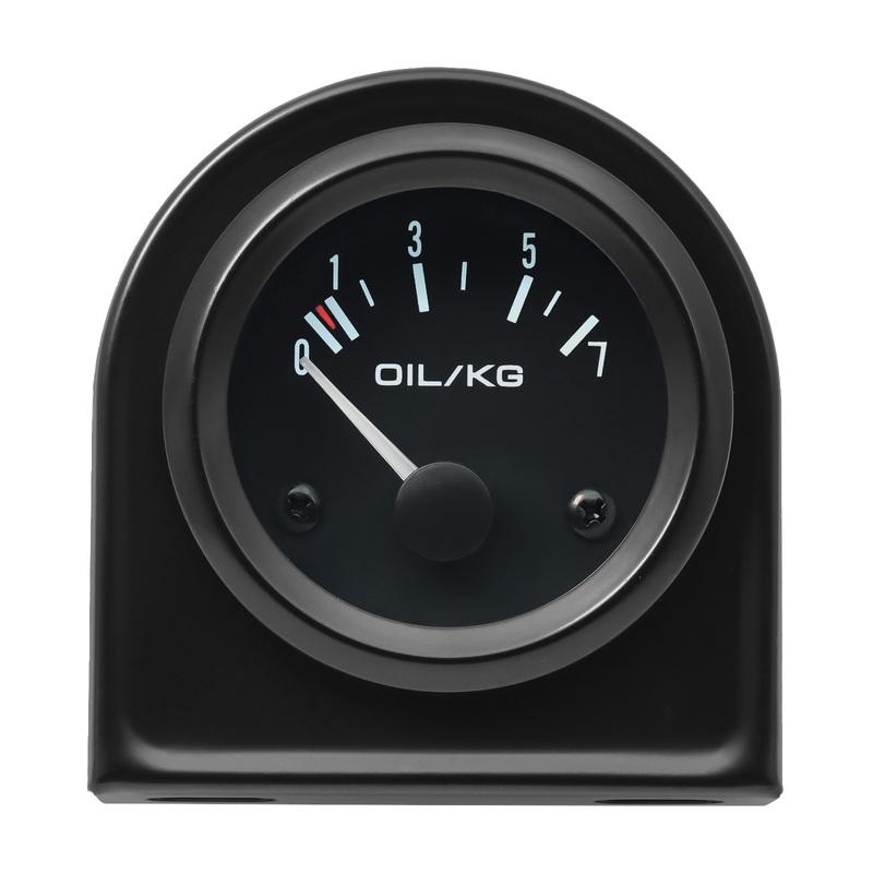 2" 52MM Oil Pressure Gauge Kg Car Meter With Press Sensor Bracket Pod Holder Automotive Auto Car Accessories For 12V Vehicle