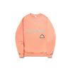 Li Ning Letter Fleece Round Neck Pullover Sweatshirt Unisex Sweatshirt Sunset-Orange AWDT693-4