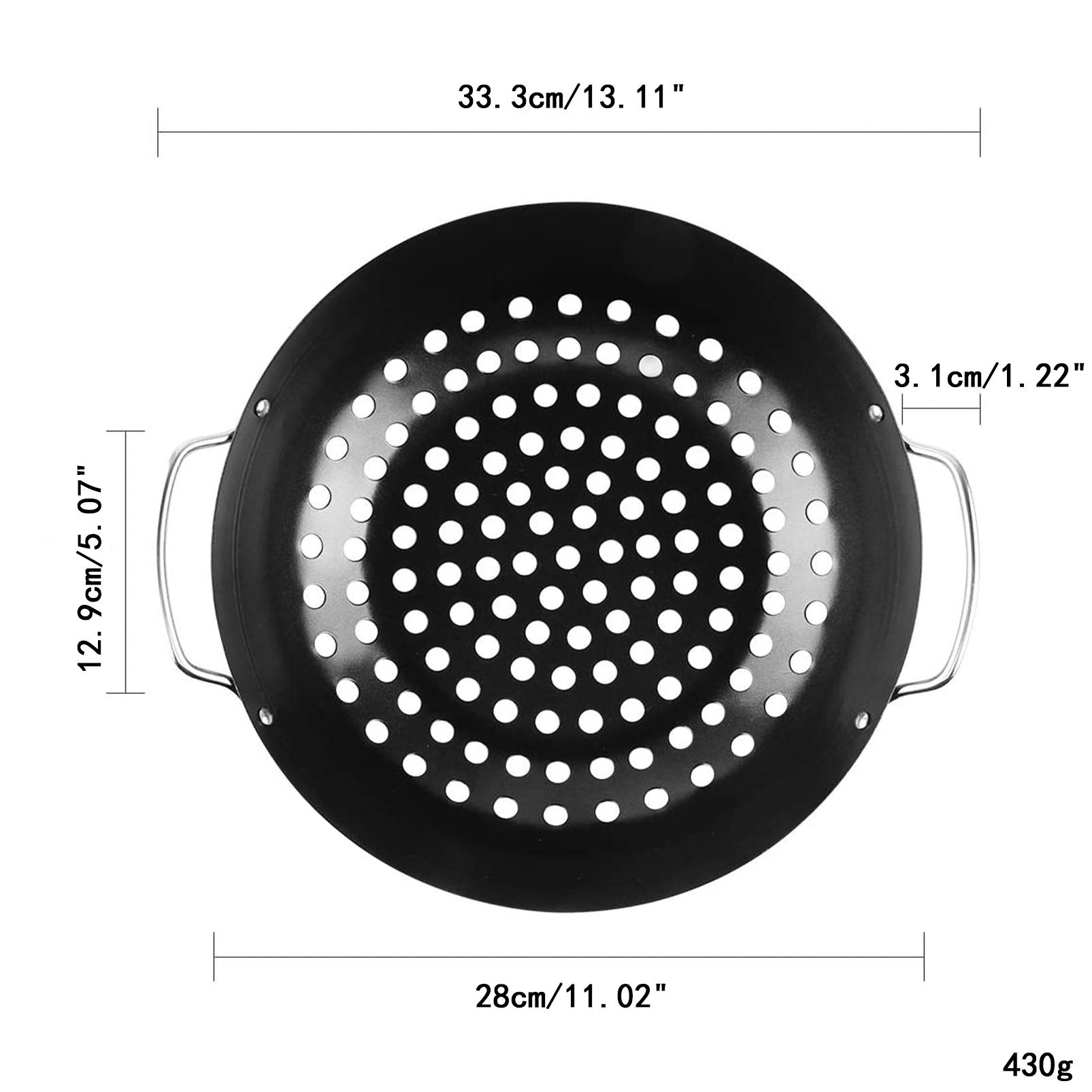 BBQ Accessories Non-Stick Charcoal Grill Plate Stainless Steel Barbecue Tray Grills Portable Charcoal Stove for Outdoor Camping чёрный