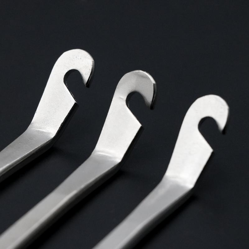 Bicycle Tire Repair Tools Cycling Portable Steel Lever Curved Cycling Tyre Lever Hooks Bike Wheel Opener Remover Accessories