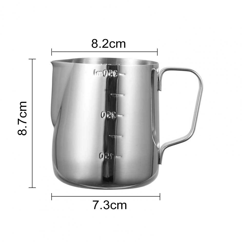350/600/1000ML Stainless Steel Latte Art Cup Drip-Proof Candle Making Pitcher Milk Coffee Cappuccino Barista Steam Milk Jug Cup