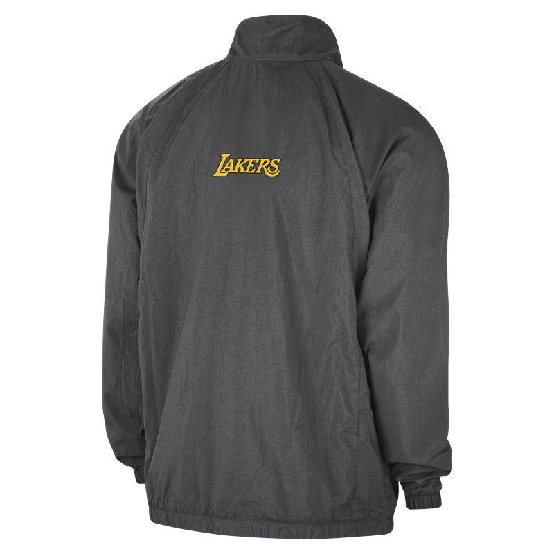 Jordan X NBA Collaboration Courtside Statement Edition Los Angeles Lakers Logo Letter Collar Zip Jacket Men Jacket Medium-Gray Smoke-Purple FV8193-254