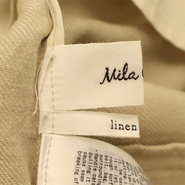 Mila Owen Linen Blend tailored jacket F beige Women Used