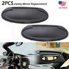 2* Sun Visor Vanity Mirror Covers For Porsche 911 996/997 Boxster Cayman 986/987