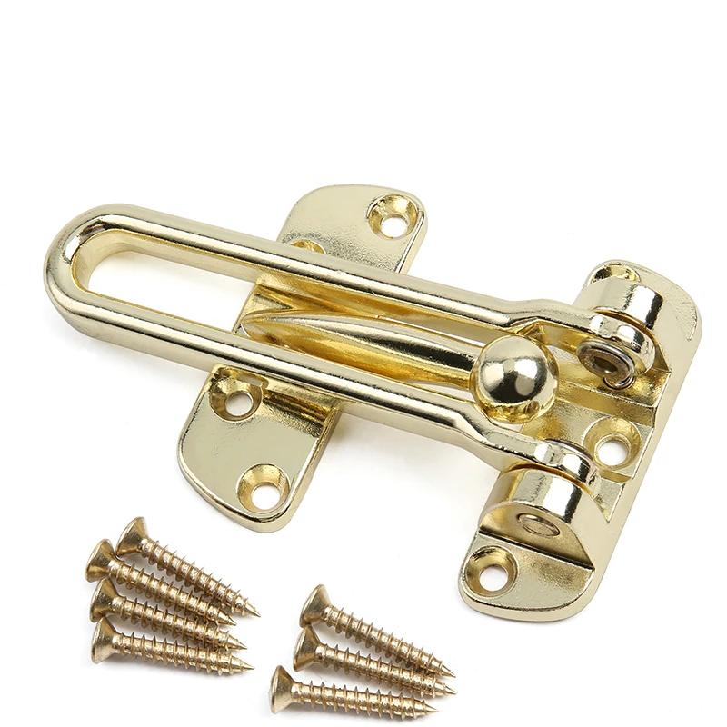 Black Silver Gold Zinc Alloy Door Lock Heavy-duty Safety Lock Latch, Suitable for Hotel Apartment Home Hardware